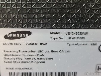 LED TV Samsung UE40H5030 uhl. 101cm/40" - 3
