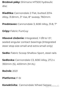 Cannondale f-si Carbon 4 lefty Ocho S-M - 3