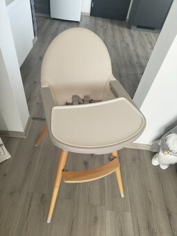 KINDERKRAFT Stolička jedálenská FINI2 Beige - 3