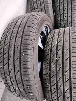 ☀️4ks alu disky orig. Nissan 5x114,3 R18 zanovne pneu 7mm - 3