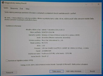 RTX 3080TI I5 11600KF 32GB RAM Predám herný počítač. - 3
