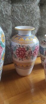 Váza - Krásne tradičné vázi, ako nové - Modranská Majolika - 3