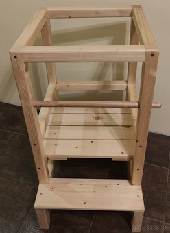 Drevená učiaca veža pre deti - 3