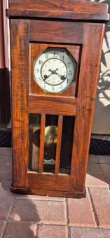 Starožitné kyvadlové hodiny zn. Junghans - 3