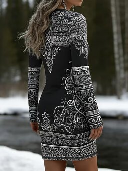 úžasne dámske šaty S - 3