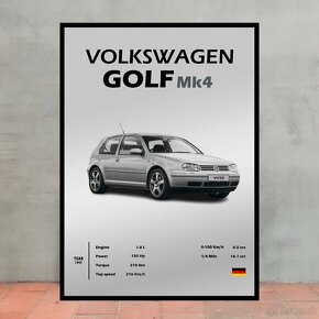 Obraz Volkswagen Golf mk4 - 3