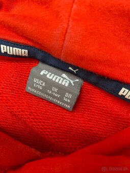 Červená značková mikina Puma- Výborný stav - 3