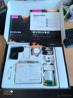 Predám čisto nový nepoužitý poplašný systém zn.EVOLVEO - 3