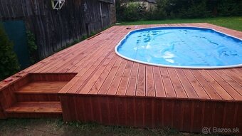 Terasove dosky červený smrek / smrekovec - 3