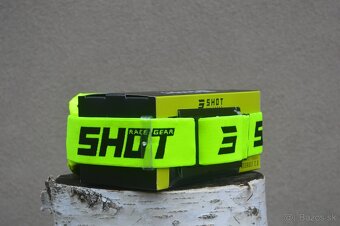 Okuliare SHOT žlté fluo zr.sklo modré - 3