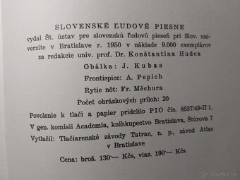 Konštantín Hudec: SLOVENSKÉ ĽUDOVÉ PIESNE I. - 3