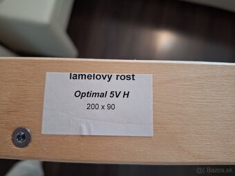 Polohovateľné rošty na posteľ Optimal 5 VH - 3