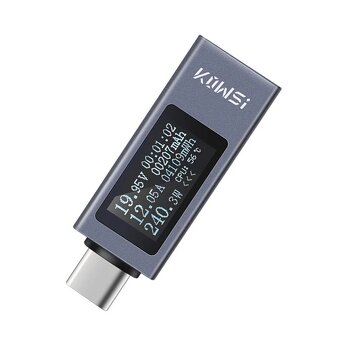 Sikovny USB type C Tester (0-30V, 0-12A) - 3