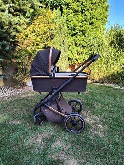 Predám kočík Moon style rose gold 2v1 - 3