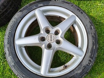Disky 17" 5x108 7Jx17 + Letné Pneumatiky Barum R17 235/45 - 3