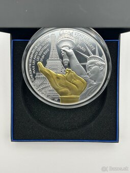 1 kg investičné striebro 500 euro minca Francúzsko 2017 - 3