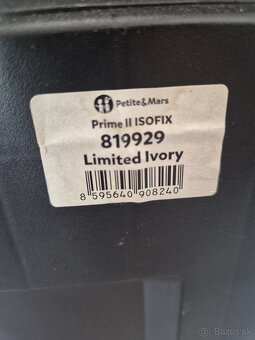 PETITE&MARS AUTOSEDAČKA PRIME II ISOFIX IVORY - 3