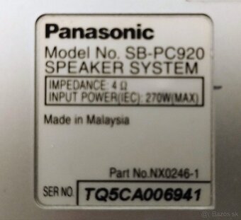 Reproduktory 5.1 Panasonic - 3