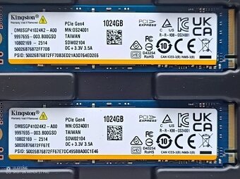 Kingston 2TB / 1TB PCIe 4.0 4x NVMe - 7 000 MB/s - 3
