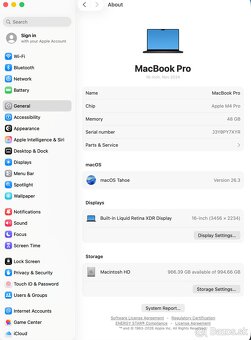 Apple Macbook Pro 16" M4 Pro 48GB RAM 1TB SSD po mdm bypass - 3