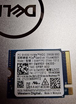 Western Digital PC SN530 NVMe™ SSD 256GB / M.2 2230 - 3