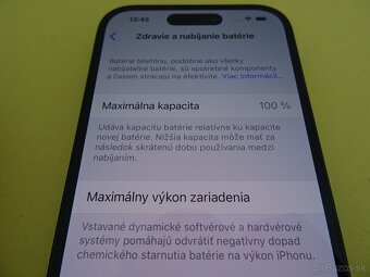 iPhone 14 PRO 256GB BLACK - ZÁRUKA 1 ROK - 100% BATERIA - 3