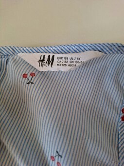 Čerešničkové šaty H&M, veľ. 128 - 3