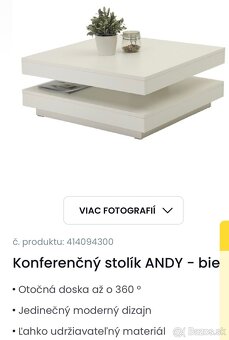 Konferenčný stolík Andy - 3