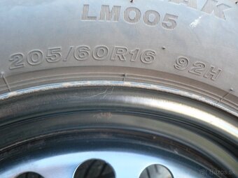205/60/R16 zimné pneumatiky na plechových diskoch - 3