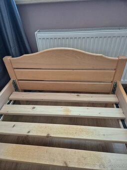 Posteľ buk masív a matrac - 3