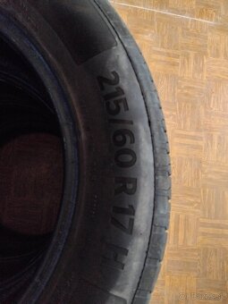 NOVÉ letné pneumatiky Continental 215/60 R17 H - 3