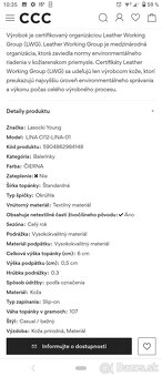 Nové nádherné kožené čierne balerínky. Veľkosť 31 - 3