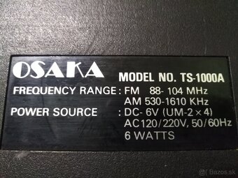 Osaka TS-1000A , RFT SKR 720 - 3