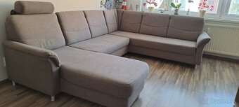 Šedá sedacia súprava v tvare U (XXXLutz) - 3