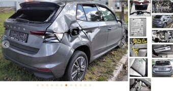 predám motor ŠKODA FABIA IV 1.0 MPI 2024 DSGD, kód motora DS - 3