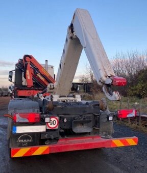 6x6 MAN hák+HR Palfinger kontejener s jeřábem - 3