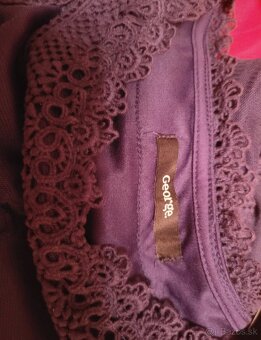 Fialové šaty značky George - 3