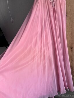 Nádherné spoločenské šaty S/M - 3