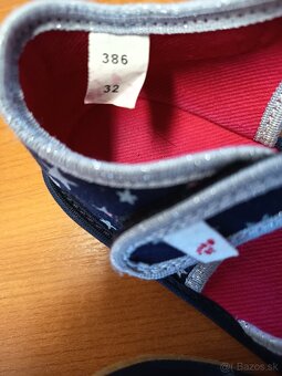 Barefoot papučky EF386 Stars - 32 - 3