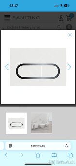 RAVAK WC tlačítko, Chrome - White - 3