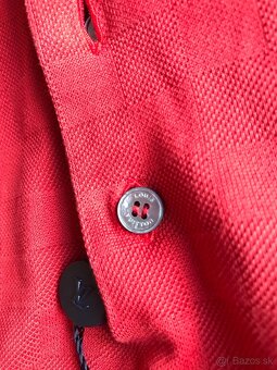 Exkluzívne polotričko LOUIS VUITTON Damier Red, veľkosť L - 3