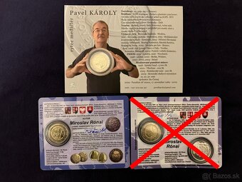 Mincové kartičky - coincards - Slovensko - takmer komplet - 3