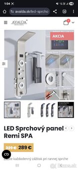 Sprchový panel s LED, 6-v-1 Sprchový systém - 3