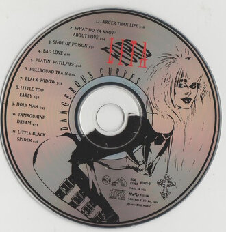 cd Lita Ford – Dangerous Curves 1991 - 3