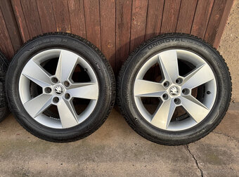 originální ALU kolesá škoda ilias r16 5x112 - 3