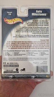 Hot wheels Ferrari F40 Auto Milestones - 3