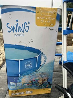 Bazén swing 4,6x 1,2 s príslušenstvom - 3