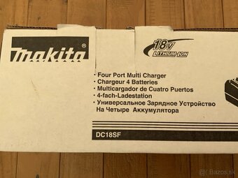 Nabíječka pro čtyři akumulátory Makita DC18SF - 3
