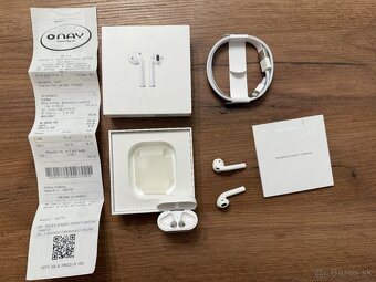 Apple AirPods 2. generácia s nabíjacím puzdrom + bal - 3