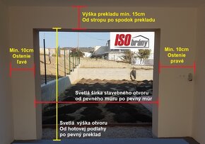 Úplne nová garážová brána vo farbe Zlatý dub - 2750x2135mm - 3